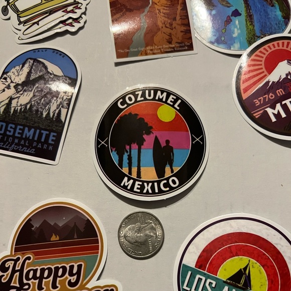 Yosemite Park Outdoor Adventure Journey Wander Traveler Explore Sticker - Picture 9 of 11
